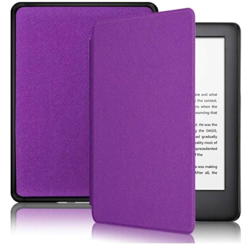 Capa Case Auto Hibernação Para Kindle 11ª Geração 6" 2022 C2V2L3 DM Acessórios (Roxo)