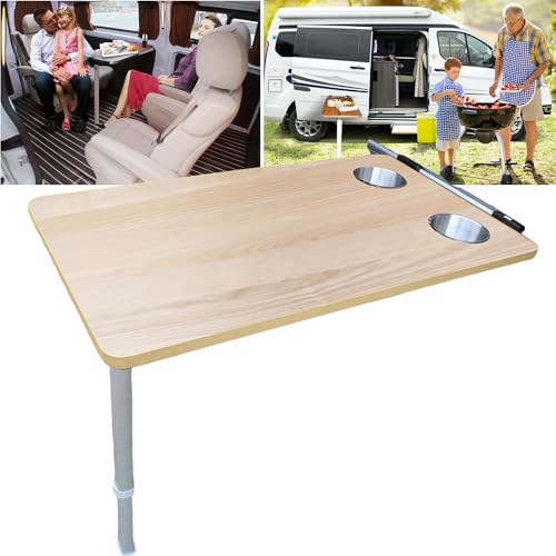 2 Guides De Table Miniatures En Plastique Marron – Pour Aménagement Intérieur Fourgon Aménagé Ou Camping-car