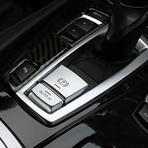 Miniatura 8 de ABS cromo freno de mano electrónico P botón decoración cubierta para BMW F10 F07 F01 X3 F25 X4 F26 F11 F06 X5 F15 X6 F16 Accesorios de coche