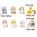 DICHENGSHUN 8Pcs Cute Cat Car Interior Accessories Dashboard Decorations, Set of Cute Dash Decor Rearview Mirror Car Ornament for Home Decor