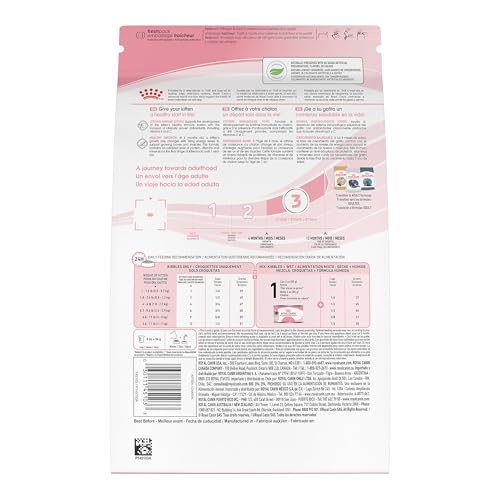 Royal Canin Feline Health Nutrition Dry Kitten Food, Supports Digestive Health, Immune Support and Healthy Energy, 3 lb Bag image 2