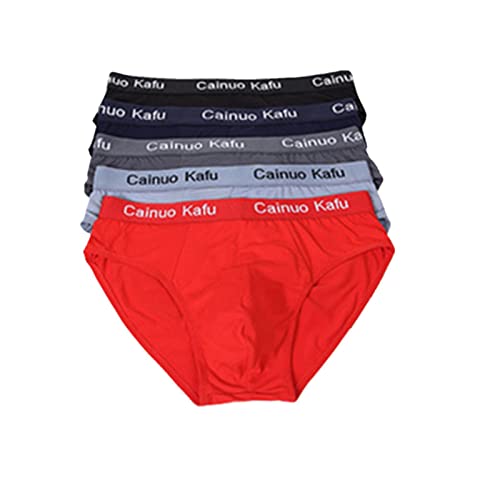 UKKO Boxers Homme 5Pcs / Beaucoup Respirants Hommes Modaux Slips Masculin Grande Taille L-7Xl Mode Hommes Culottes-Ab00187,7XL Cover
