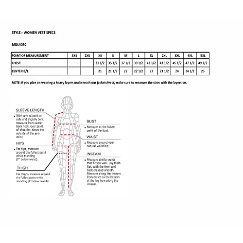 Milwaukee Performance Women's Studded Denim Vest With Front Zip (Medium, Black) #TOP2