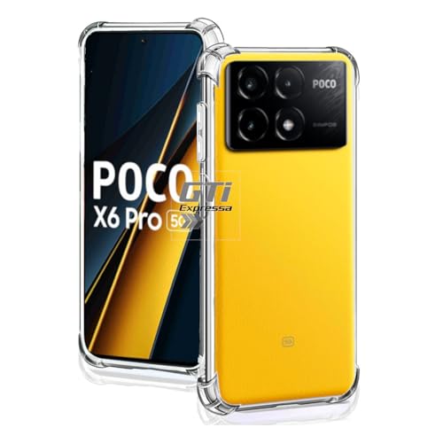 Kit Capa Anti Impacto e Película De Vidro 3D 9D Para Xiaomi Poco X6 Pro 5G