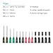 Free Hand Syringe Blunt Tip Needle Set - (10 Syringes, 10 Needles, 10 Caps and 2 Storage Bottles) - for Refilling and Measuring Liquids, Oil or Glue Applicator