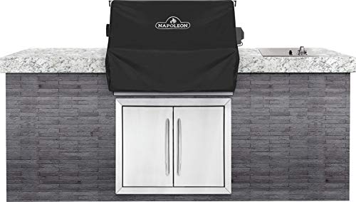 Napoleon Grill Cover for Prestige PRO 500 and Prestige 500 Built-in BBQ Grills, Black, Water Resistant, UV Protected, Adjustable Straps by Napoleon - Image 2