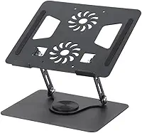 Suporte Ajustável para Notebook e Tablet, Base Ergonômica em Alumínio, Compatível com 10-17 Polegadas