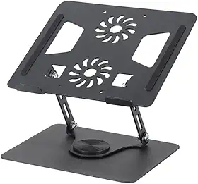Suporte Ajustável para Notebook e Tablet, Base Ergonômica em Alumínio, Compatível com 10-17 Polegadas