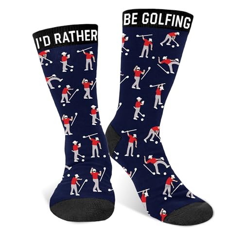 VICRAZY Golf Gifts for Men, Golf Socks for Men - Golf Accessories for Men - Golf Stuff, Stocking Stuffers for Men