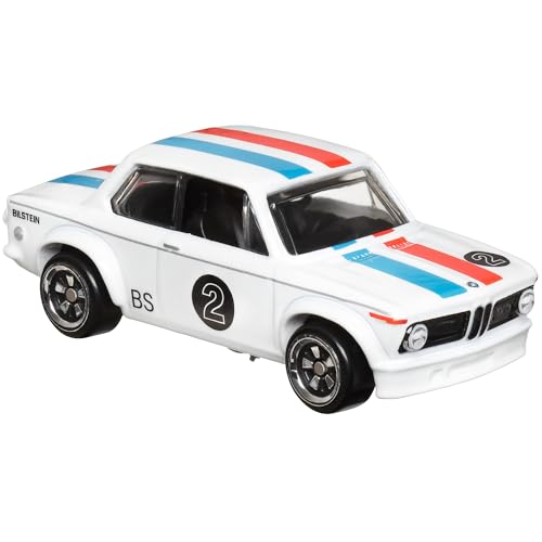 Hot Wheels BMW 2002 Blanco Vintage Racing Club miniatura 3