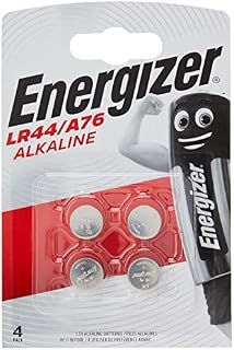 Energizer E300141400 Baterie Alkaliczne, Srebrny, LR44/A76 / 4 sztuki