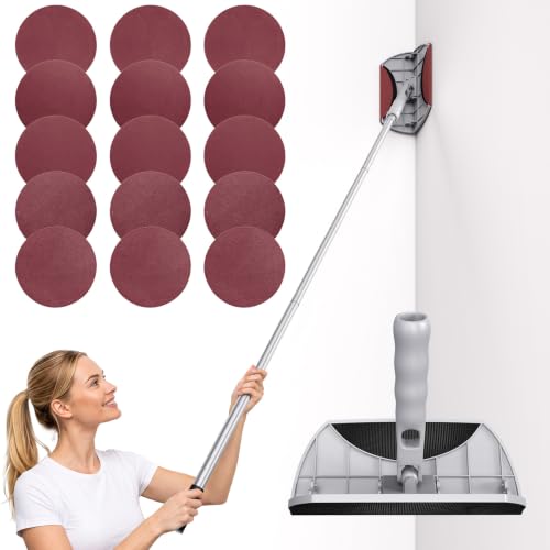 2-in-1 Drywall Corner Pole Sander with 5-Section