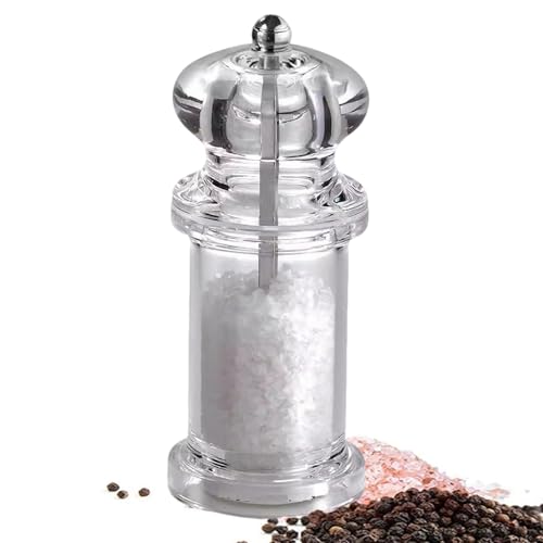Molino de pimienta - Mermelada de pimienta | Molinos de sal y pimientos | Picas de especias para el hogar cocina usa sales coctelera sazonando botellas manual de molinillo de especias para especias y