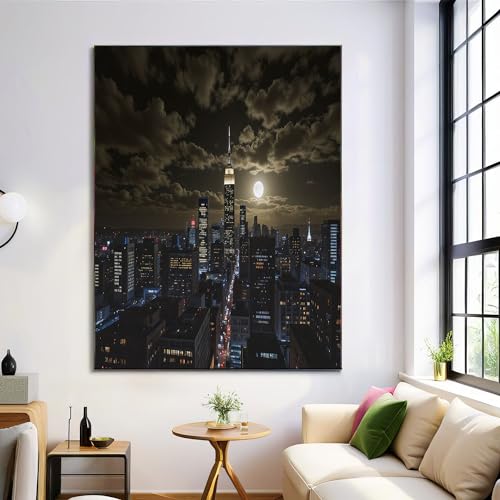 Posters arts reproductions de paysage urbain XXL 80x120cm