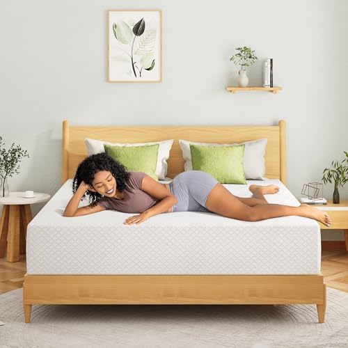 EGOHOME 10 Inch Queen Mattress, Memory Foam Mattress in a Box wit...