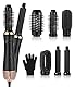 Hairstyler 6 in 1 Air Styler Set Mit 1000W Haartrockner, Rundbürstenföhn, Airflow Lockenstab Automatisch, Warmluftbürste Glättbürste, Föhnbürste, Für Haar Volumen, Glätten, Trocknen, Locken