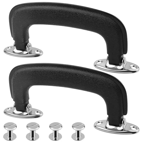 2 Set Guitar Case Handle Luggage Handles Replacement - Carry Luggage Handle for Guitar Suitcase Handle Replacement Toolbox Trunk Repair Parts Storage Box Replacement Installation Suitcase Handle