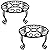 TREEZITEK 2 Pack Plant Stand 11.8'' Diameter for Large Flower/Plant Pot 6'' Tall Heavy Duty Potted Holder Indoor Outdoor Metal Rustproof Iron Plant Pot Holder Round