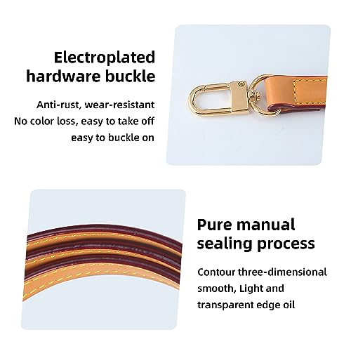 DGAZ Vachetta Leather Adjustable Crossbody Strap for Speedy Bag with Gift Box, Handmade Shoulder Strap3