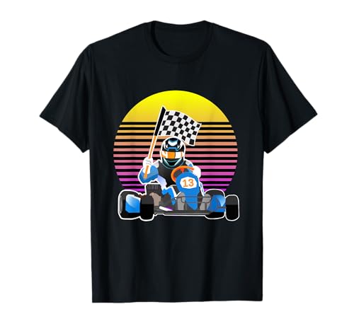 Gokart shirt gift for racers, racing karting T-Shirt