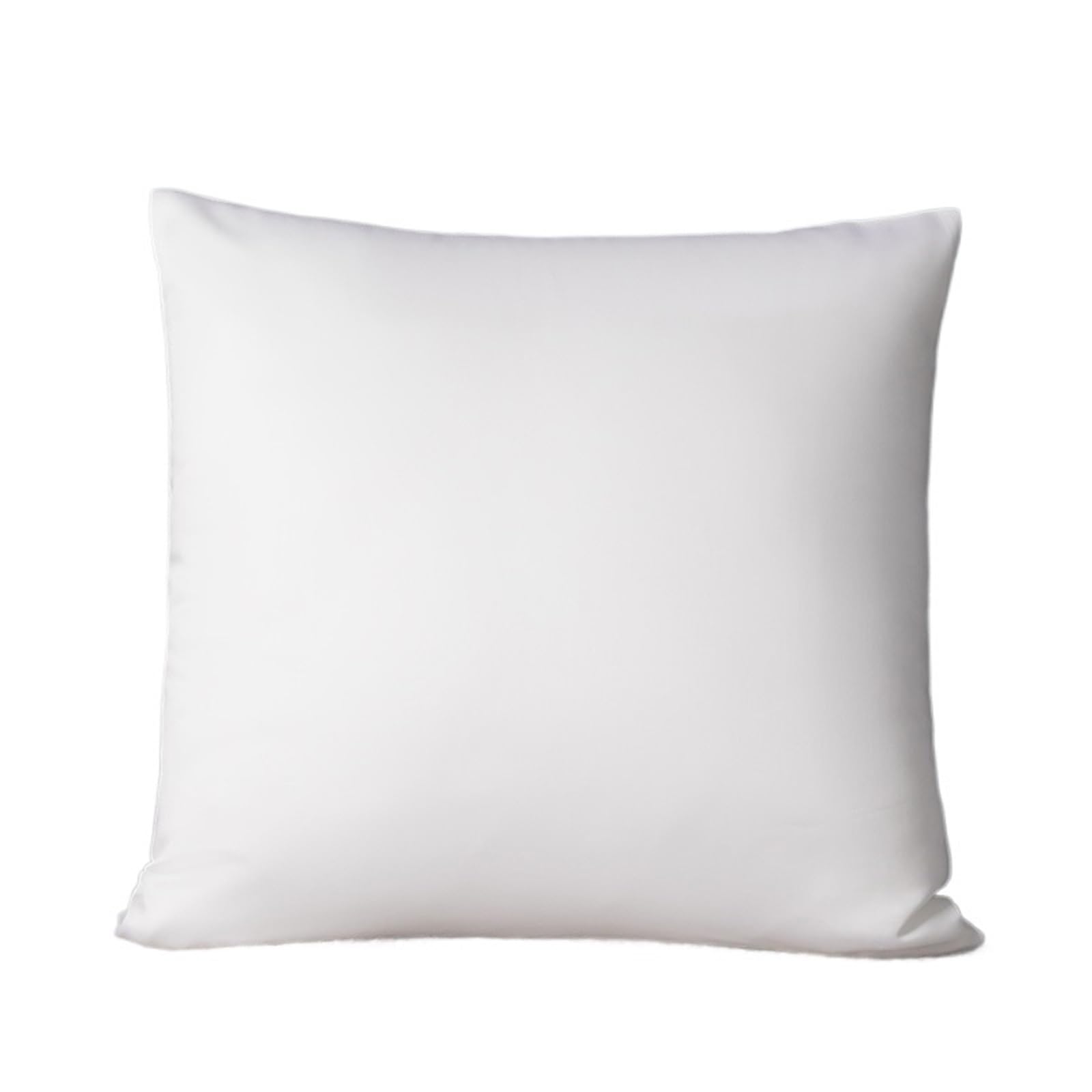 Silk pillowcase Silk Pillow Cover Cushion Zipper Pillowcase Silver Lon Infused Silky Decorative Sofa No Core(White,30x50cm)