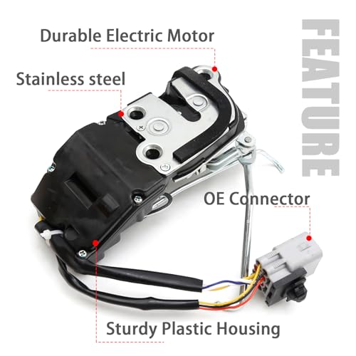 Image of 69030-04010 Door Lock Latch Actuator Assembly Front Right Side, Replacement for Toyota Tacoma 1998-2004 2.4L 2.7L 3.4L, Replaces 931-493