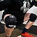 Beast Gear Knee Sleeves for Weightlifting - 5mm Reversible Neoprene Compression Sleeve Pack for Powerlifting, Squats & Running, medium