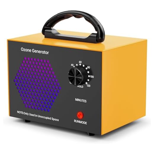 Generador de Ozono Hogar 40000mg/h, Profesional Máquina de Ozono, Purificador de Aire Desinfectador de Ozono con Temporizador, para Garajes, Hogar, Coche, Eliminación de Olor y Desinfección