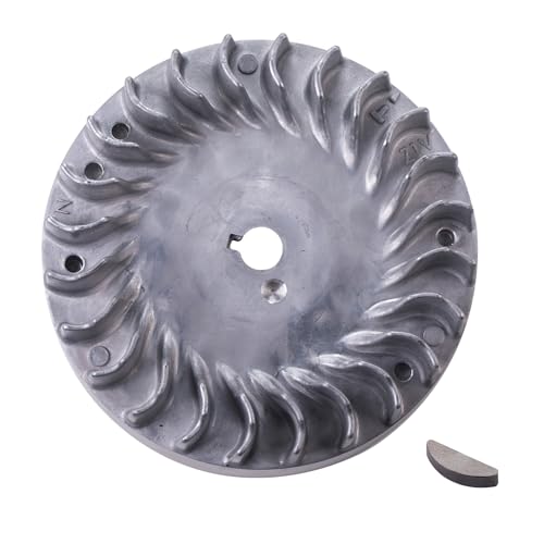 JINGKE Upgrade Aluminum Flywheel 10krpm for Predator 212cc 196cc 224cc NonHemi Cast Fit Honda GX200 Clone 196cc BSP Tilly with Key 69730 69736 Aluminum