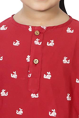Image of Cotton Unisex Printed Night Suit Dress Set Combo Pack for Girls Boys