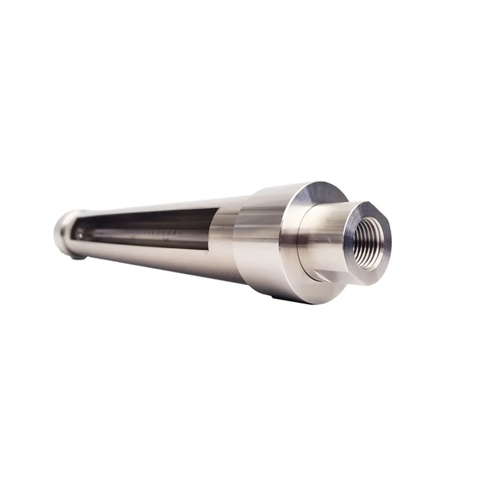 30S-15 DN15 - Rotómetro de vidrio de agua y amoníaco con ácido nítrico, ozono líquido, hilo de acero al carbono, material metálico (25-250 LPH, líquido)