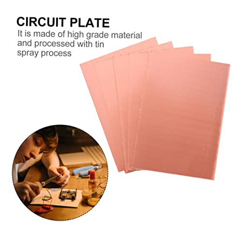 DOITOOL Placa De Circuito Ccl 20Pcs Para Placa De Protótipo De Circuito Placa Revestida De Face Únic