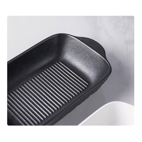Plat à four rectangulaire céramique plateau de cuisson micro-ondes - 5