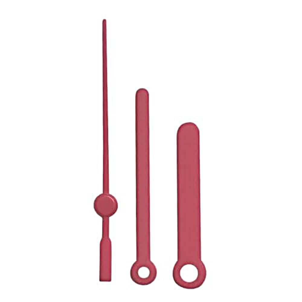Dans Clock Shop Multicolor Replacement Pink Plastic Press Fit Clock Hands Compatible With Chinese Quartz Mechanism Diy Repair 55Mm
