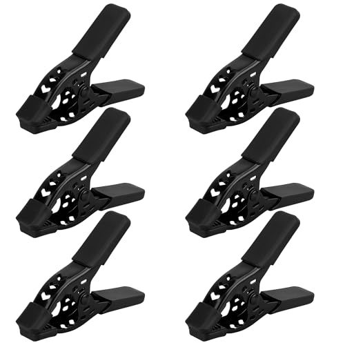 6-Piece Spring Clamps 4-inch Tarp Clamps Heavy Duty Woodworking Clips Spring Clips Metal Clamp Large Clamps Pool Cover Backdrop Stand Photograph Clamp