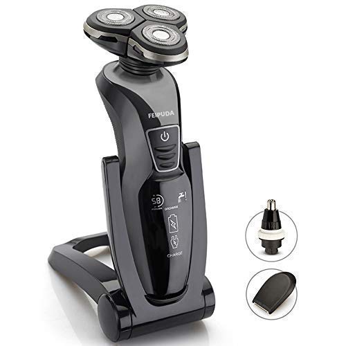 Electric Razor for Men Shavers Waterproof Cordless Razors Electric for Men with Nose Trimmer Sideburns Trimmer FEIPUDA