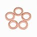 Sutemribor 300 Pieces 12 Sizes Copper Metric Sealing Washers Assortment Set