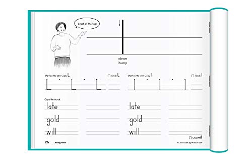 Learning Without Tears - Printing Power Student Workbook, Current Edition - Handwriting Without Tears Series - 2Nd Grade Writing Book - Writing And Language Arts Lessons - For School Or Home Use #TOP1