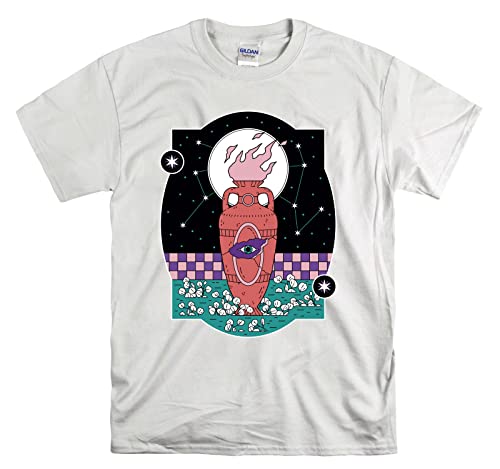 T-shirt Old Magic Vase blanc pour vos sorties décontractées