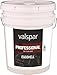 Valspar Paint Interior High Hide Latex Paint White Eggshell, 5 Gallon