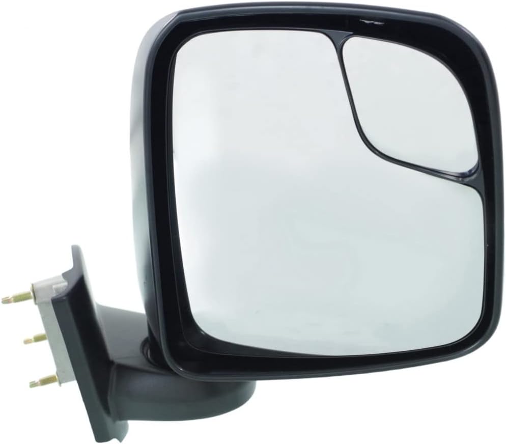 For Chevy City Express 2015 2016 2017 2018 Door Mirror Passenger Side | Manual | Non-Heated | Textured | S Model | Replacement For 96301-3LM0A | NI1321245
