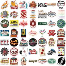 TUIOBUN 50PCS Las Vegas Stickers for Skateboard,Bike,Luggage,Scrapbook,Car,Helmet,Water Bottle,Laptop,Trendy Cartoon Travel Waterproof Vinyl Decals,Girls Teens Sticker,Aesthetic Graffiti Sticker - Image 3