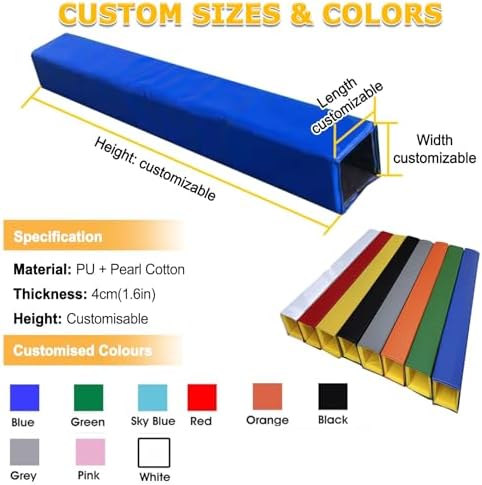 Weatherproof Garage Pole Pads - Durable Column Cushion Wrap 3.3ft-5.9ft for Pillars, Impact Absorption, Parking Lot Protection, Safety Foam Wrap