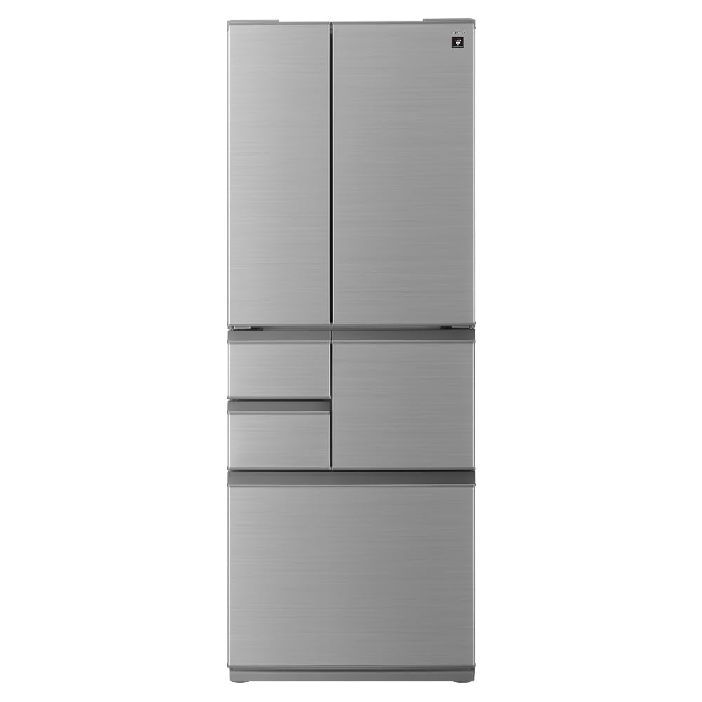 SHARP シャープ 502L 大容量冷蔵庫 SJ-GX50D-R 2018年製 Amazon | シャープ 冷蔵庫 幅68.5cm 502L ピラーレスフレンチ