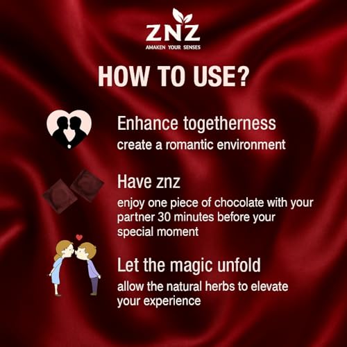 Image of ZNZ Chocolate Tabs for Uplifting Mood | Best Dark Chocolate Gift Set for Couples | Romantic Gift box for Men & Women Birthday, Anniversary,Valentine & Wedding | Vegan & Gluten-Free Delight | Pack of 2