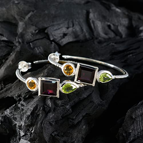 Multi boucle d'oreille en argent anti-allergie pour perçages multiples - 2