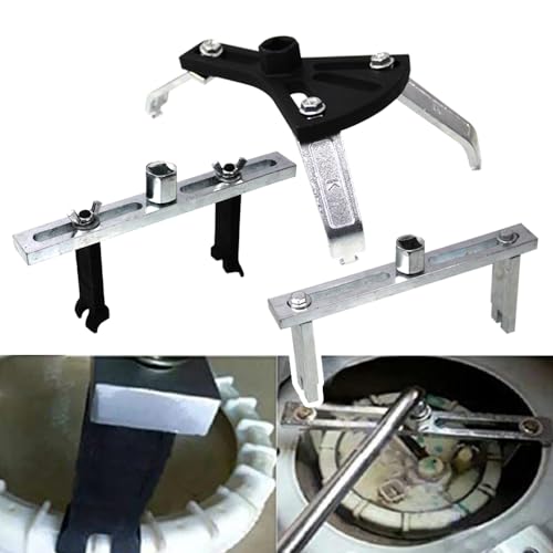 RULLINE 3-Piece Fuel Pump Lock Ring Tool Set – Adjustable Wrench