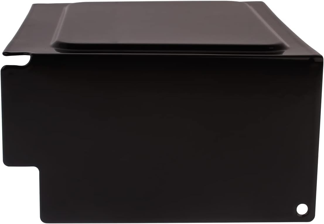 Black Battery Cover Fits for Harley Davidson 1997-2005 DYNA Super Glide Wide Low Rider Convertible Sport 1997-2003 Sportster XL1200 Sport XL 1200 Custom 883 Hugger XL883 66718-01