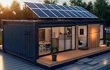 Moderne Pod Villa - Luxus Fertighaus aus Glas mit Panoramablick | Wasserdicht Isolierte Modulare Raumkabine für Garten Büro und Freizeit