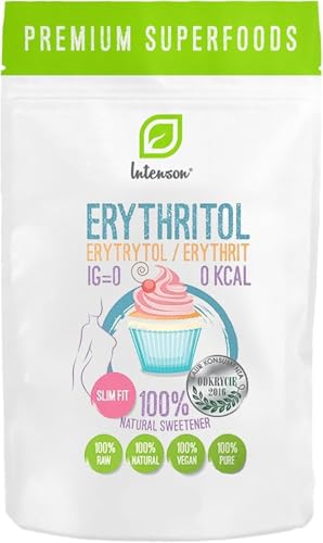 Intenson Érythritol 500g, Édulcorant Naturel, Zéro...